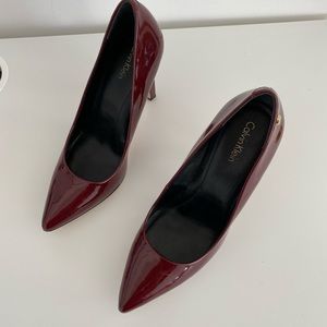 Calvin Klein red heels